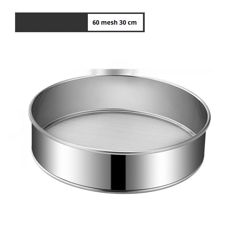 Fine Mesh Handheld Flour Sieve for Baking - Multiple Sizes