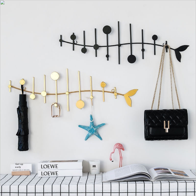 Wall Door Key Hook Rack Organizer for Hallway Bedroom Entryway