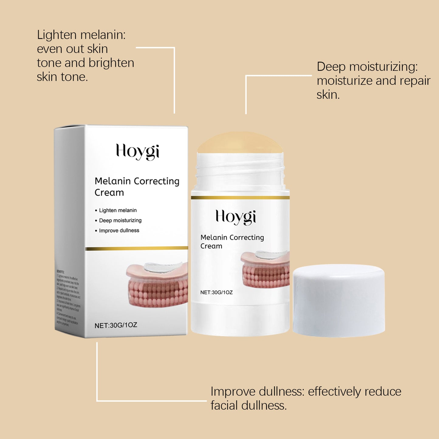 Hydrating Face Moisturizer Stick with Vitamin C & Retinol - Multiple Sizes