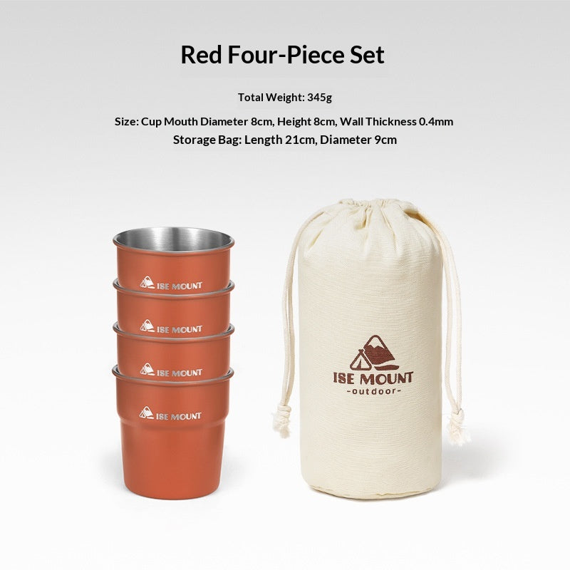 Outdoor Stainless Steel Swallow Cup for Camping 300ml