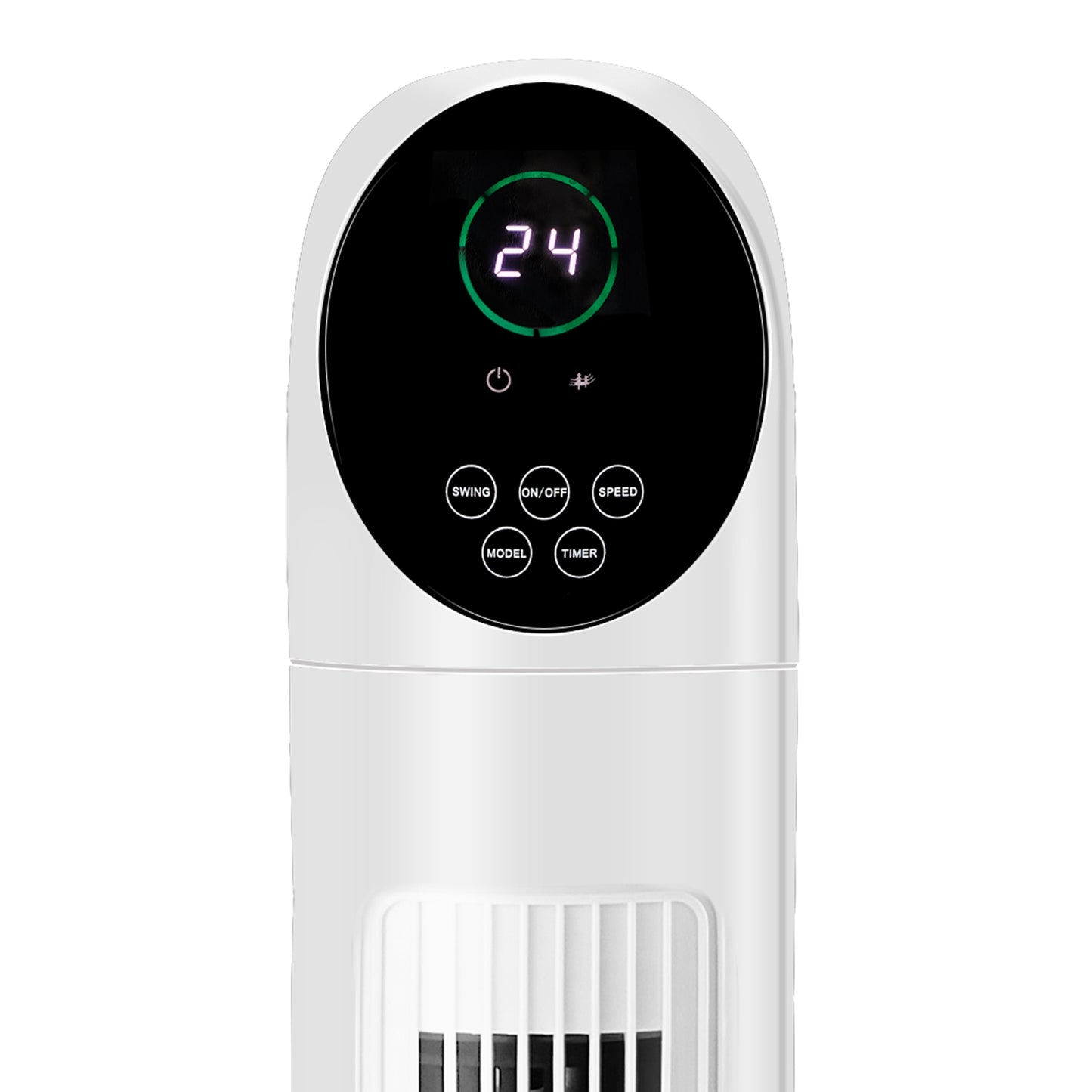 34 Inch Tower Fan with Remote Control and Digital LED Display - Quiet Space-Saving Floor Fan for Indoor Home and Bedroom Cooling