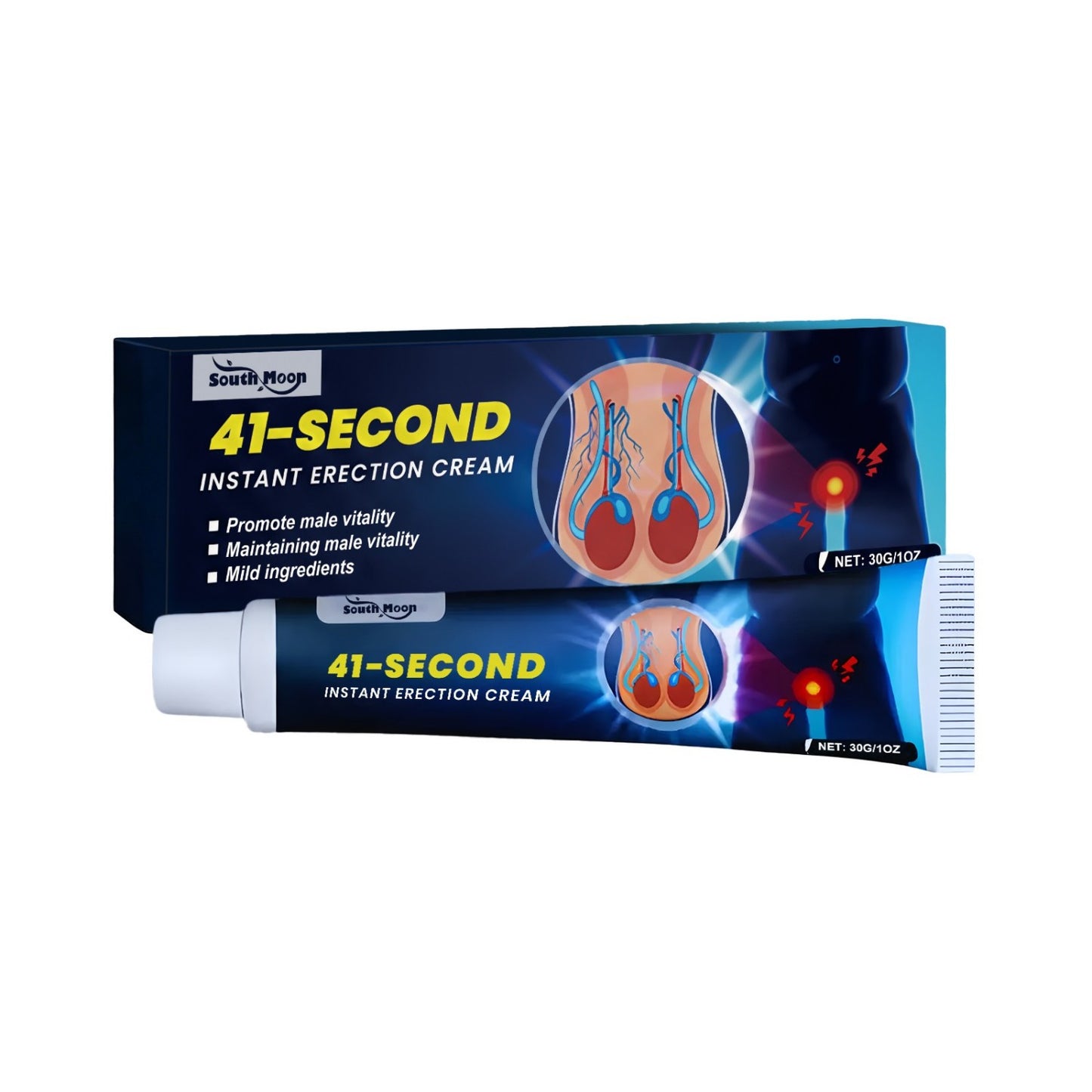 Instant Erection Cream for Men - 30g Natural Libido Enhancer