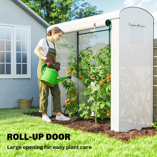 Mini Greenhouse Garden Bed with Waterproof Cover