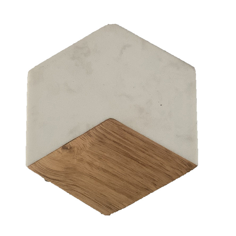 Heat-Resistant Marble Cup Coaster Pad for Dinnerware - Modern Style