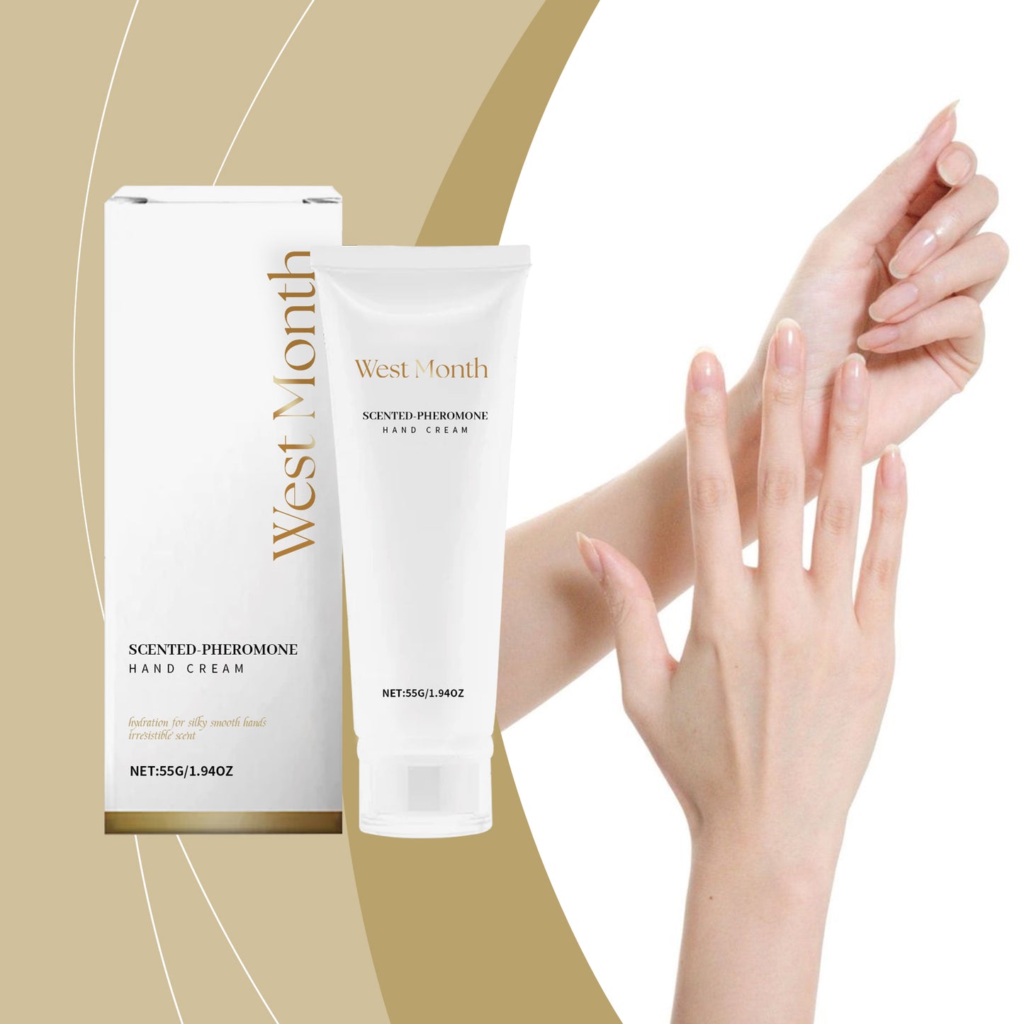 Moisturizing Hand Cream with Panthenol - 55ml Hydrating Skin Repair