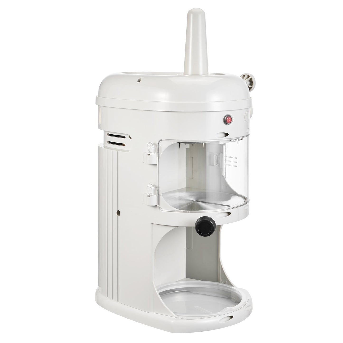 Commercial Fluffy Ice Shaver Machine 220LBS/H Electric Ice Crusher White