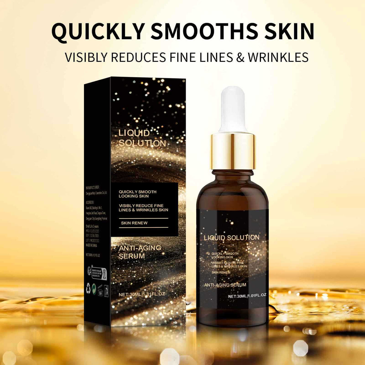 Facial Moisturizer with Hyaluronic Acid - 30ml Nourishing Serum for Skin Care