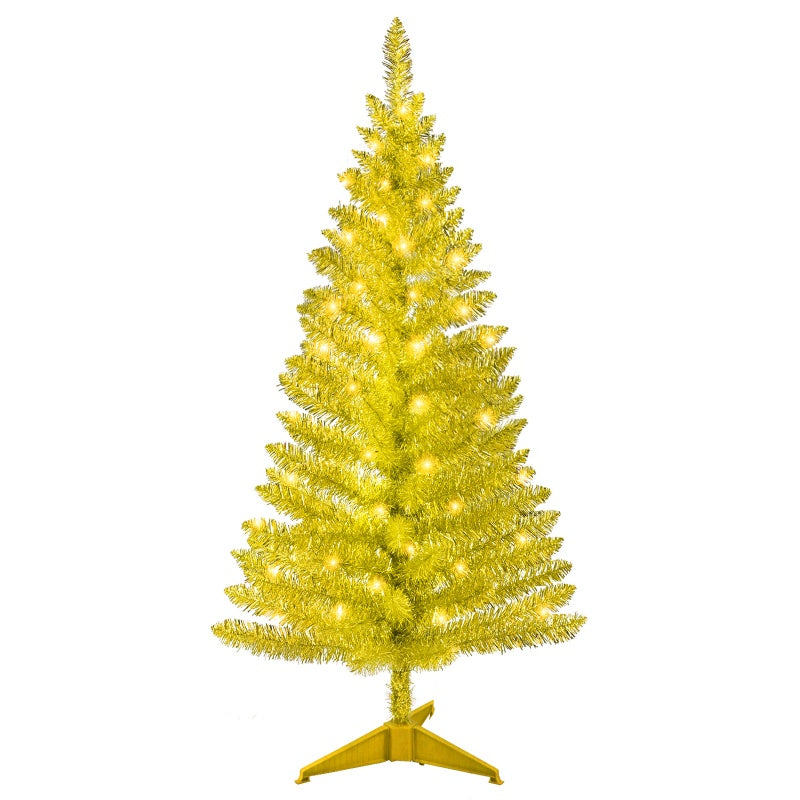 4ft Golden Christmas Tree - Festive Holiday Decoration
