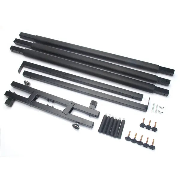 Triple Folding Guitar Holder Rack Stand for 5 Guitars - Black