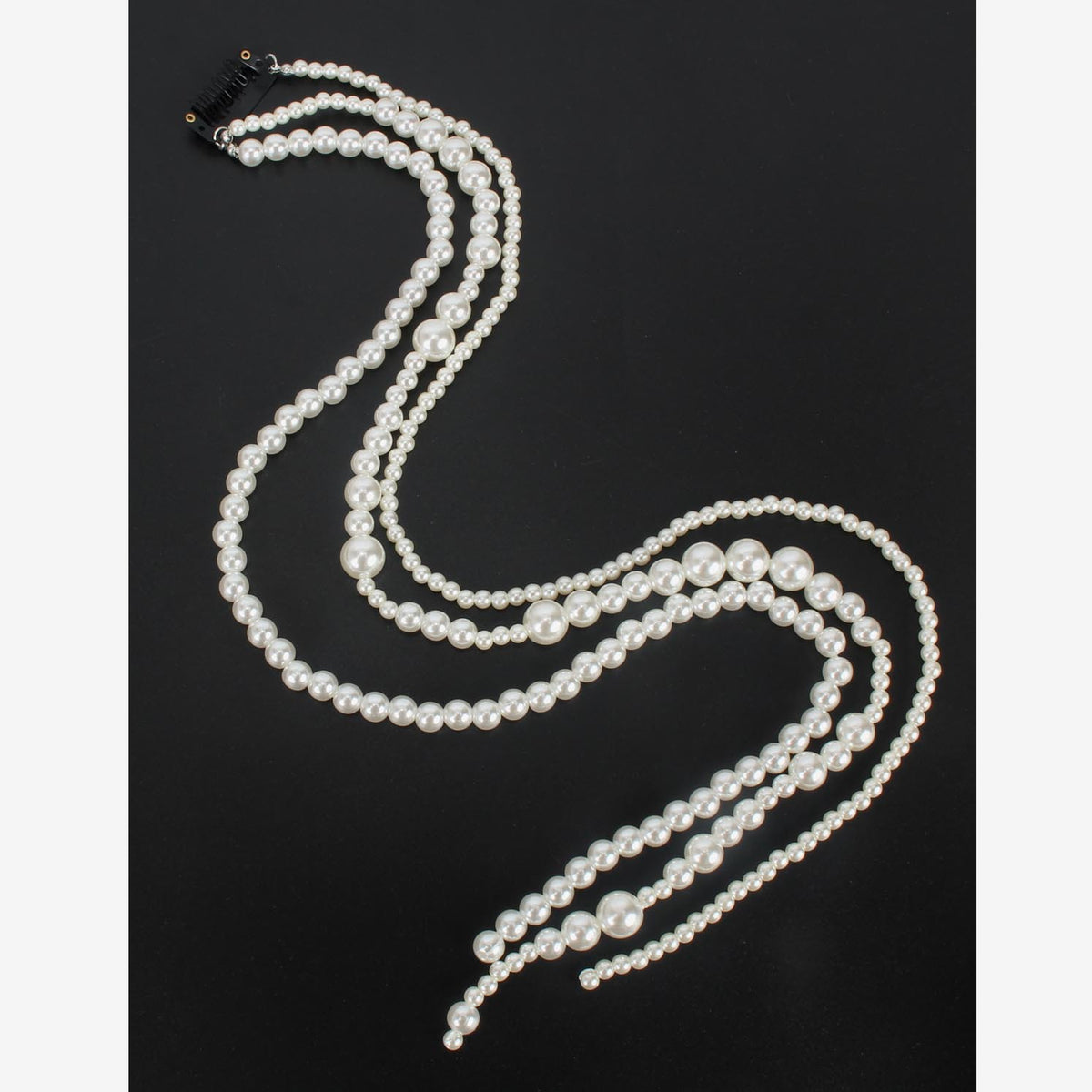 Women's Pearl Fringed Headband U-Shape