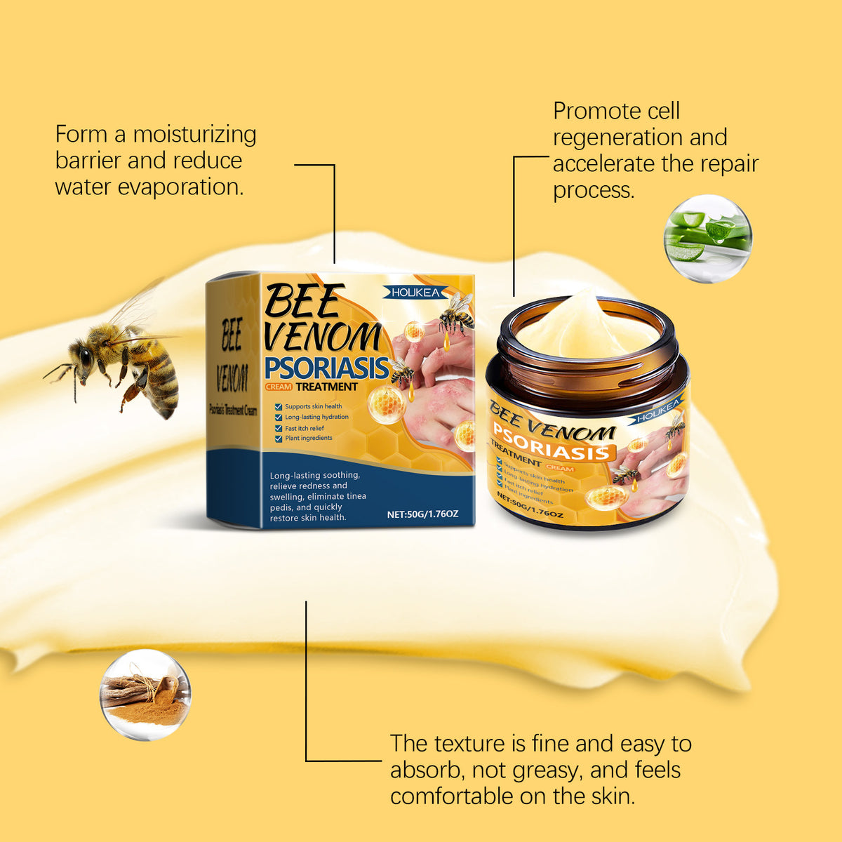 Skin Neck Cream Moisturizing Herbal Cool Soothing