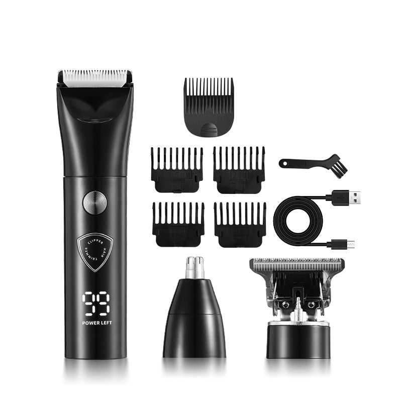 Electric Body Hair Clipper – USB Rechargeable Grooming Kit