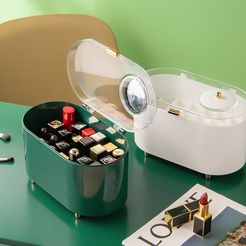 Lipstick Storage Box - 2L Tabletop Dressing Table Organizer
