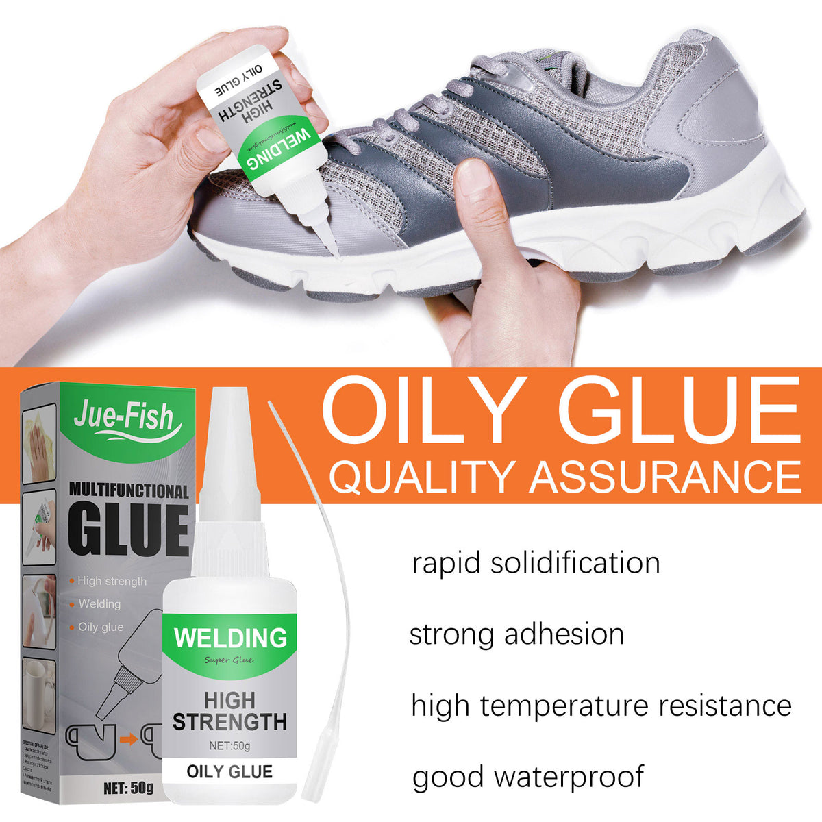 Multi-Functional Adhesive for Kitchen Storage - 50g Dropper Box