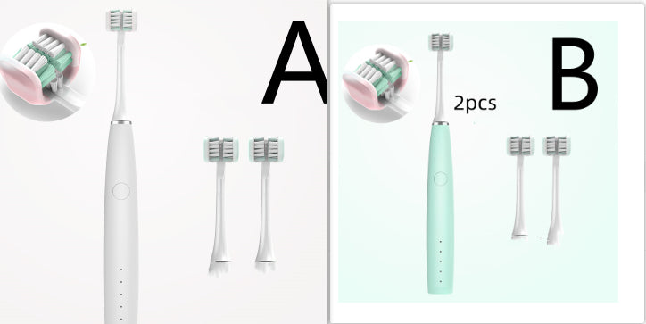 Portable Electric Travel U-Shaped Toothbrush for Adults & Kids