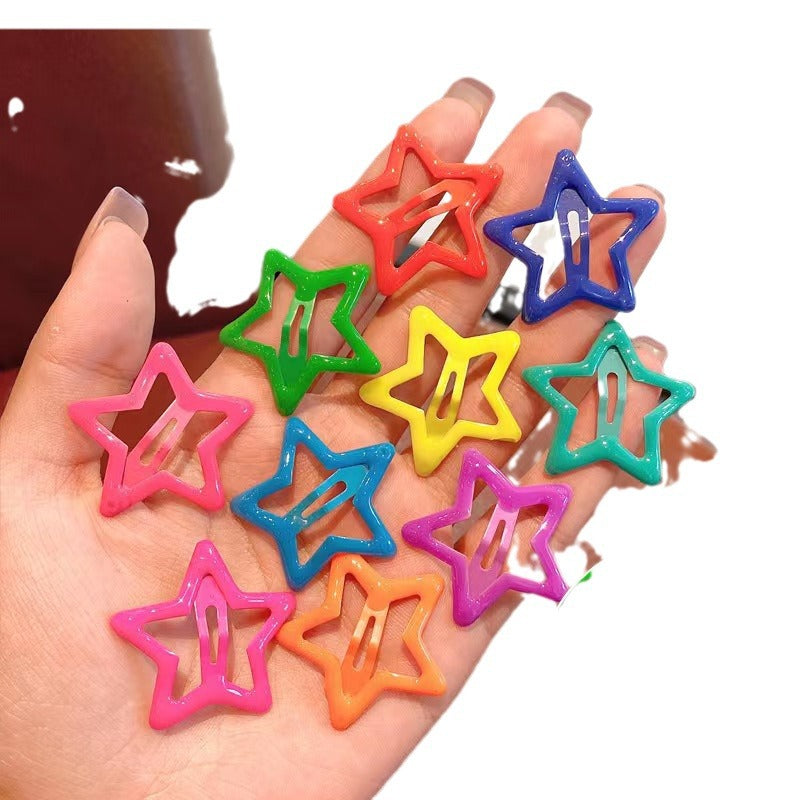 Luminous Children's Hair Barrettes - Cute Alloy Glow-in-the-Dark Hair Clips
