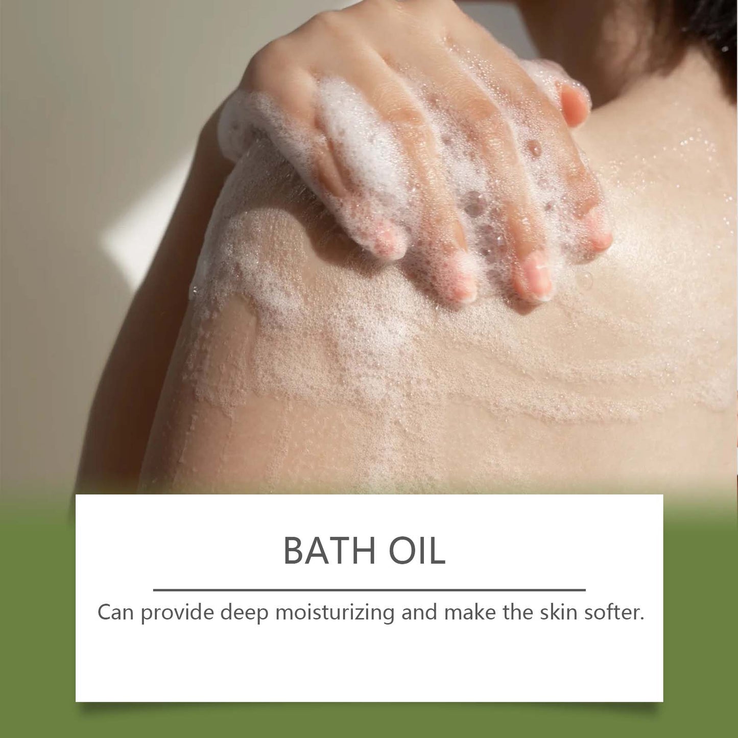 Moisturizing Bubble Bath Essential Oil - Hydrating Body Cleansing Oil 100ml
