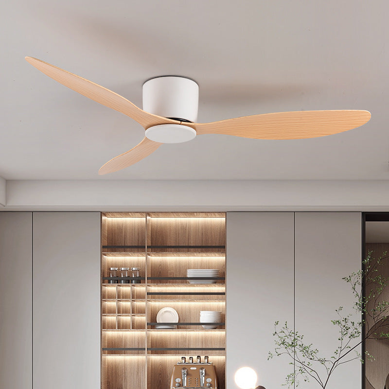 Modern 42-Inch Ceiling Fan with Remote Control - No Lights, Multiple Finishes