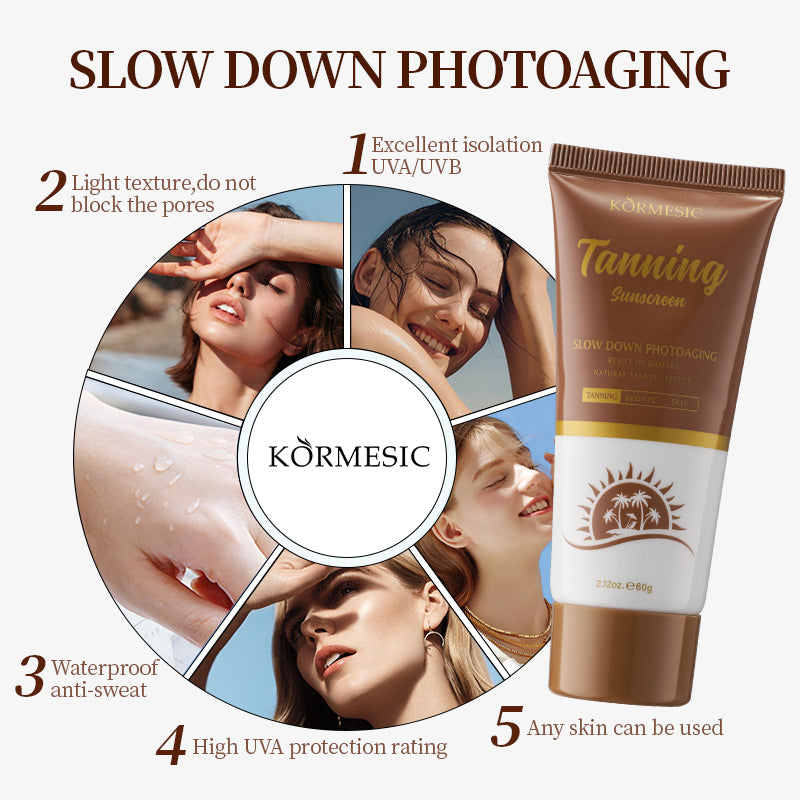 KORMESIC Facial Sunscreen SPF Tanning Sunscreen for Skin Care