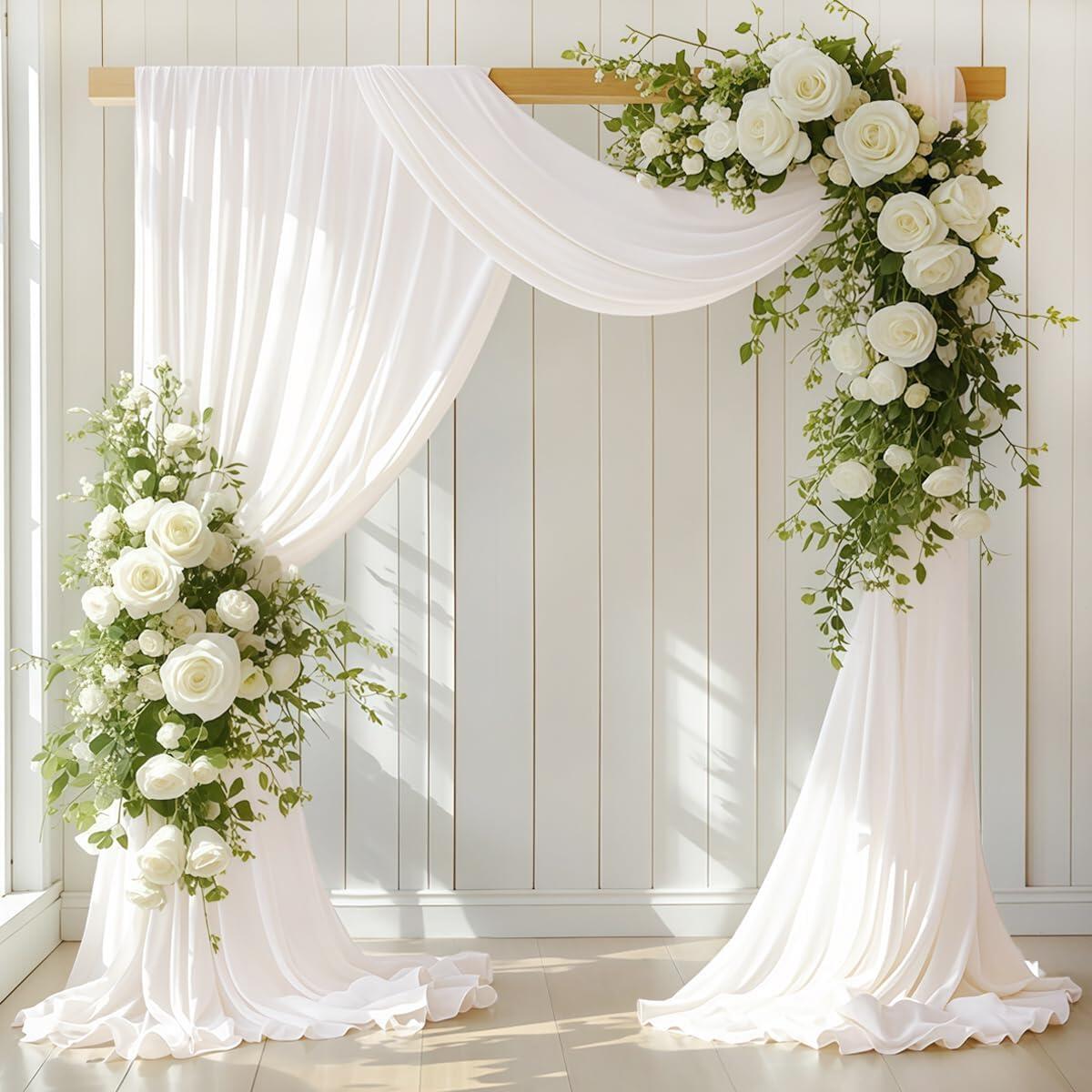 Wedding Arch Draping Fabric for Elegant Events