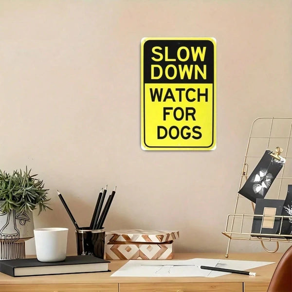 Metal Tin Sign Wall Decoration - 20 cm x 20 cm