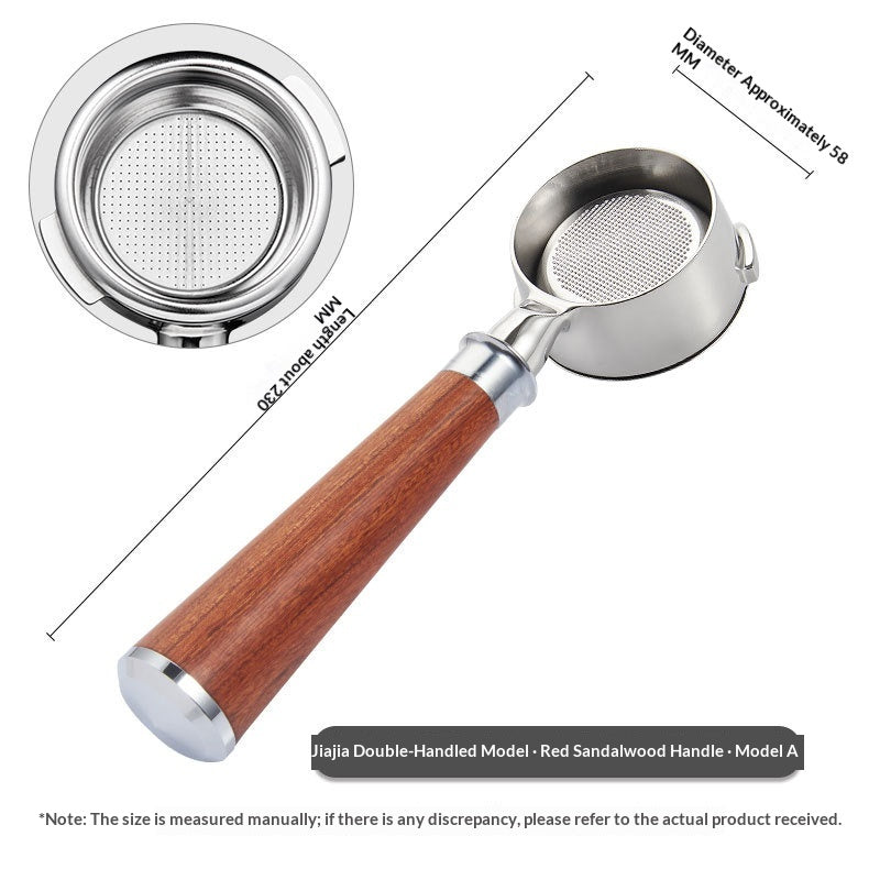 Italian-Style Coffee Machine Portafilter Bottomless Filter for Espresso