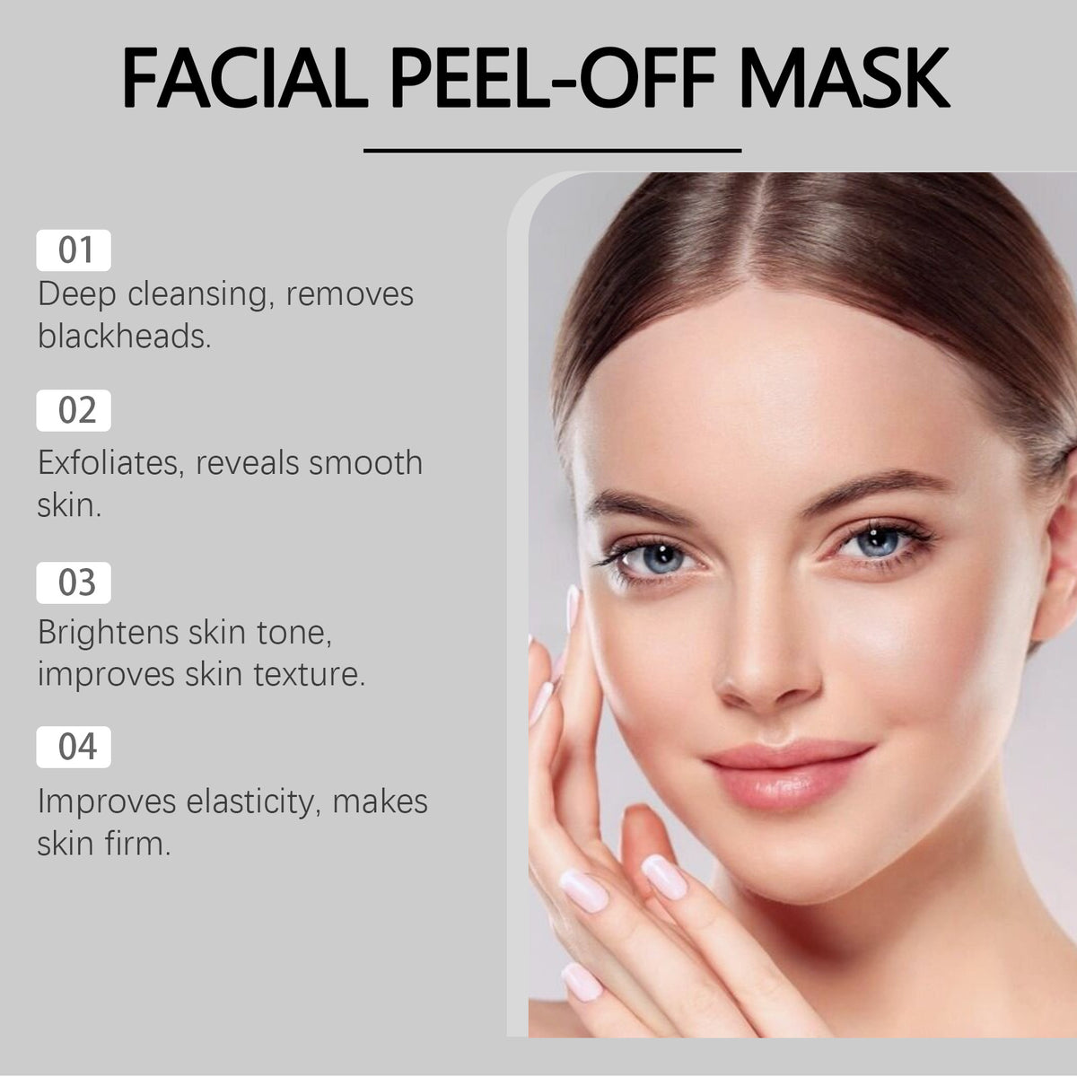 Facial Care Mask with Collagen & Lemon Extract - 80g Hydrating & Firming