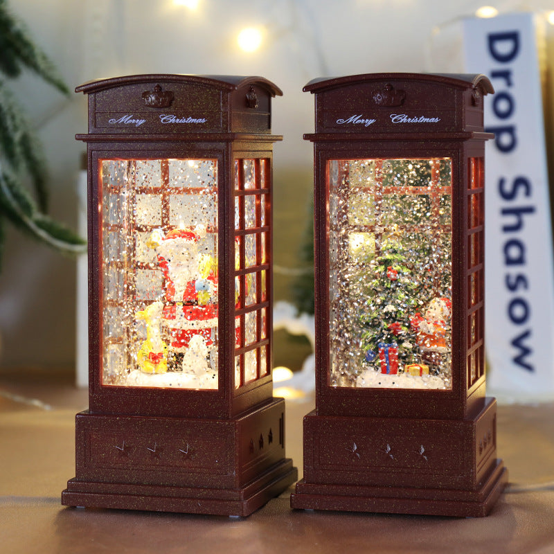 Christmas Holiday Decoration Ornaments - Music Box Style, Festive Holiday Decor
