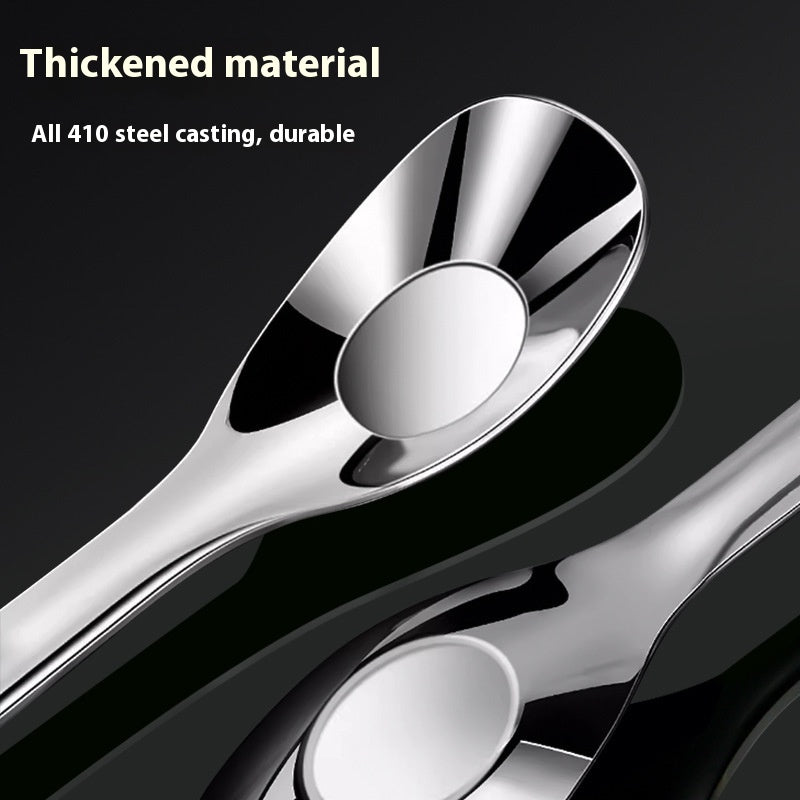 Stainless Steel Baby Feeding Spoon Household Soup Spoon - Multiple Sizes