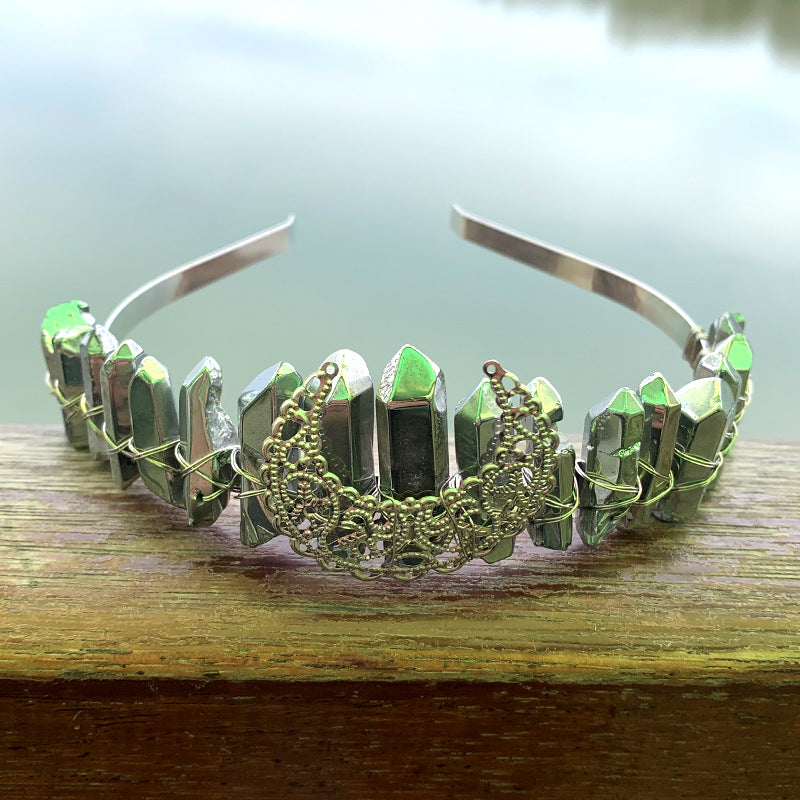 Crystal Rainbow Crown Hair Band