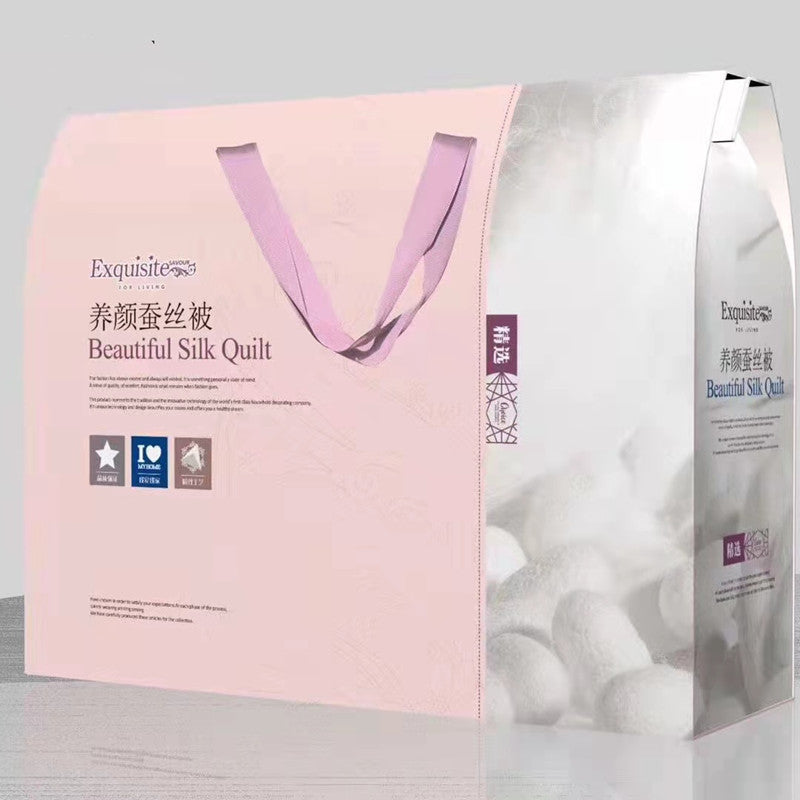 Solid Color Silk Bed Cover - Airable Quilt & Bedding Protector