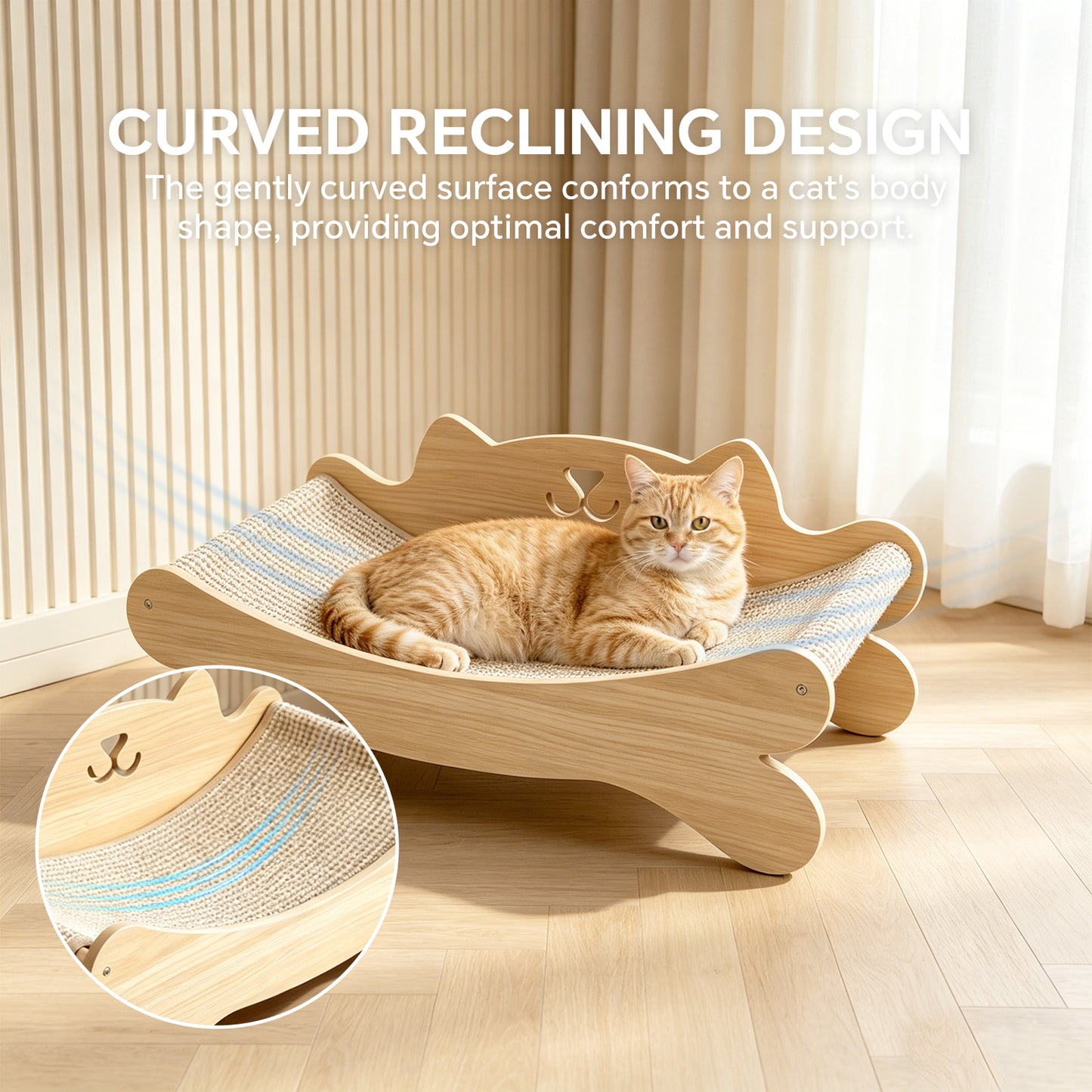 Cat Recliner Pet Furniture for Comfortable Rest - Self Pickup Only