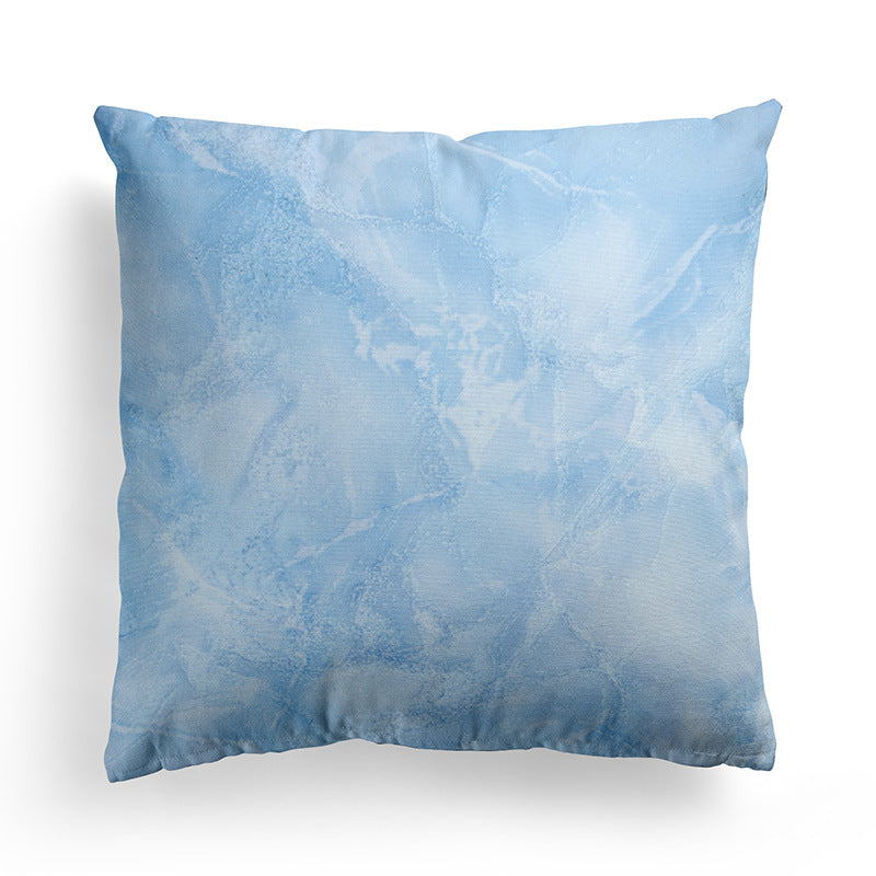 Minimalist Marble Texture Pillowcase for Living Room & Bedroom - 45x45 cm