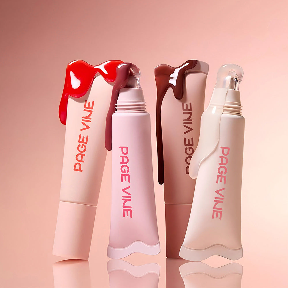 4-color Brightening Lip Balm Moisturizing Exfoliating Skin