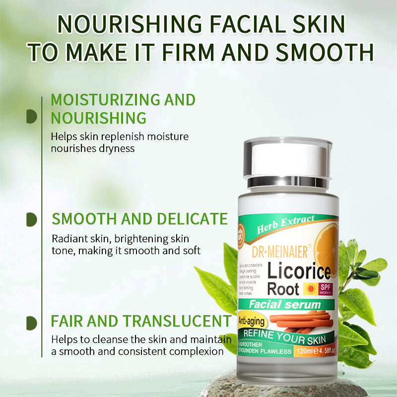 Licorice Root Anti-Aging Facial Serum with SPF 50 - 120ml