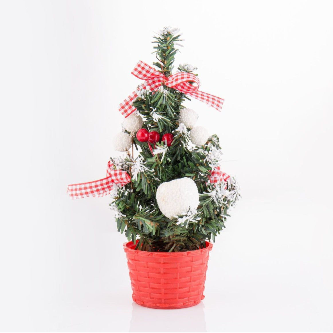 Mini Christmas Tree LED Lights Decoration - PVC Desktop Ornaments