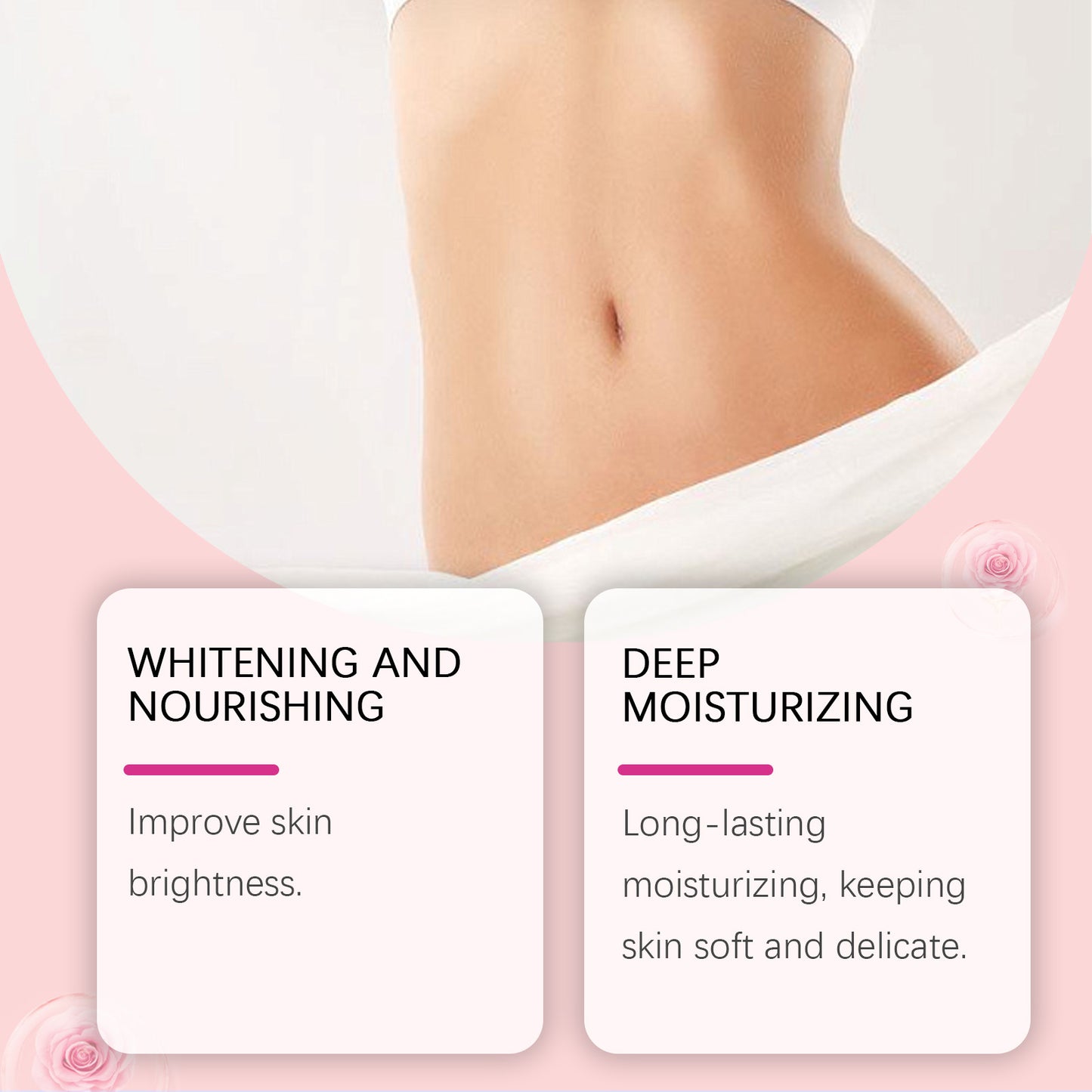 Rose Body Oil for Hydration & Skin Brightening - 100ml Moisturizing Treatment