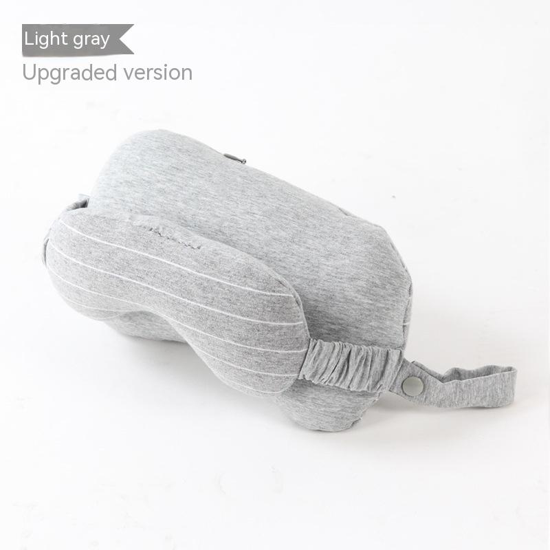 2-in-1 Eye Mask & Neck Pillow with Foam Filling