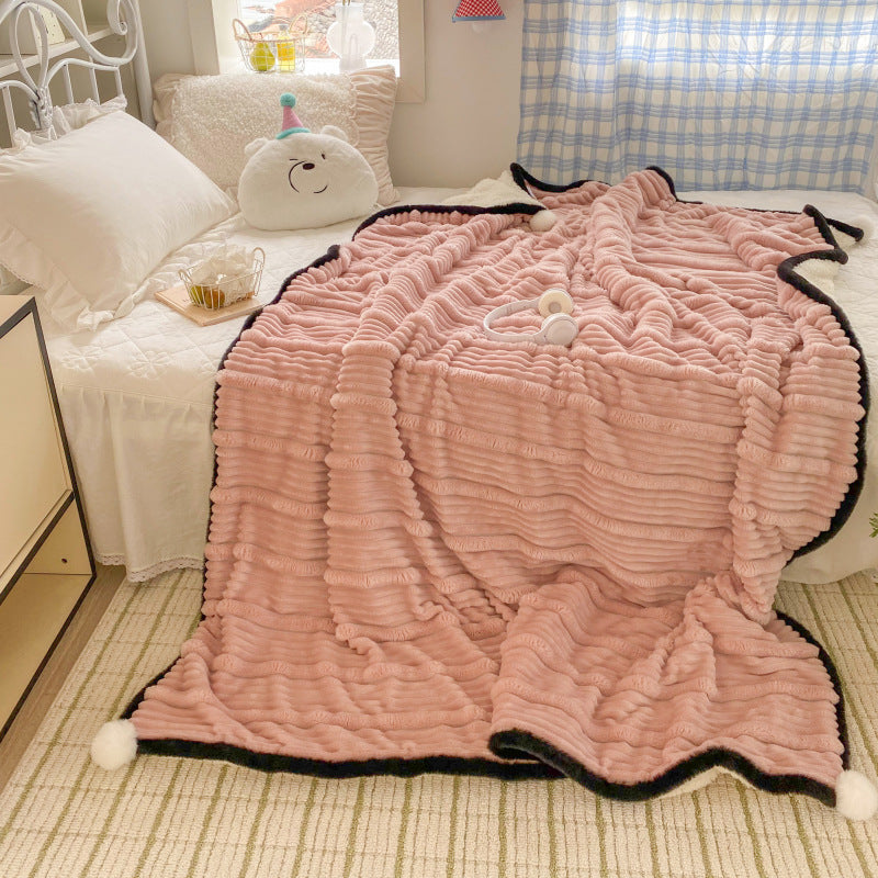 Multi-Size Soft Polar Fleece Blanket for All Seasons - Home Bedding