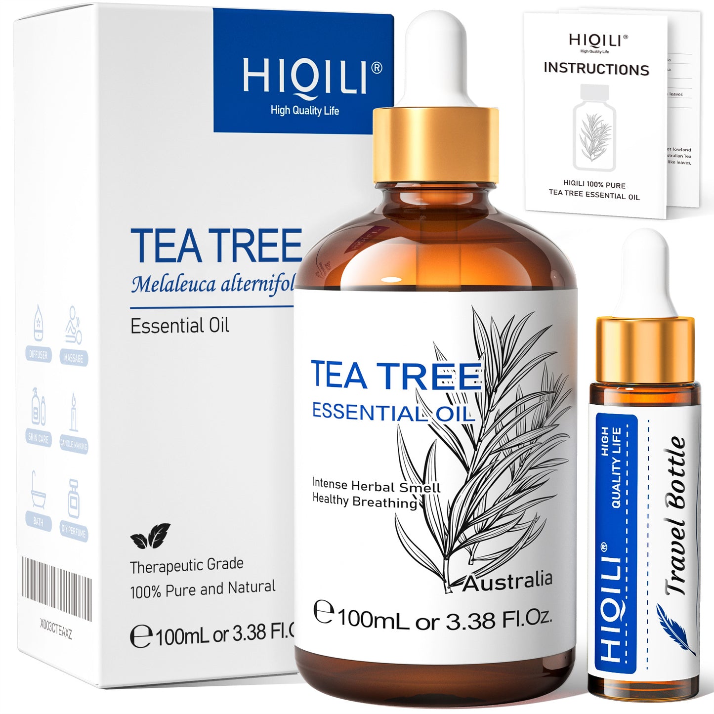 Essential Oil Plant Extract Massage Oil for Relaxation 100ml