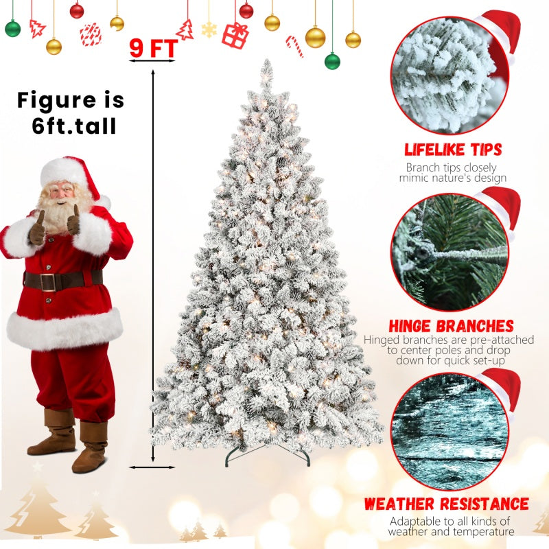 PVC Christmas Tree with Warm Lights and Pine Cones - Multiple Heights