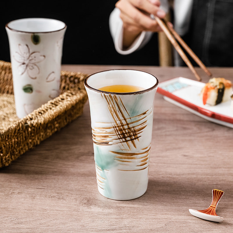 Heat-Resistant Ceramic Tea Cup for Hot Beverages - Household Kitchenware