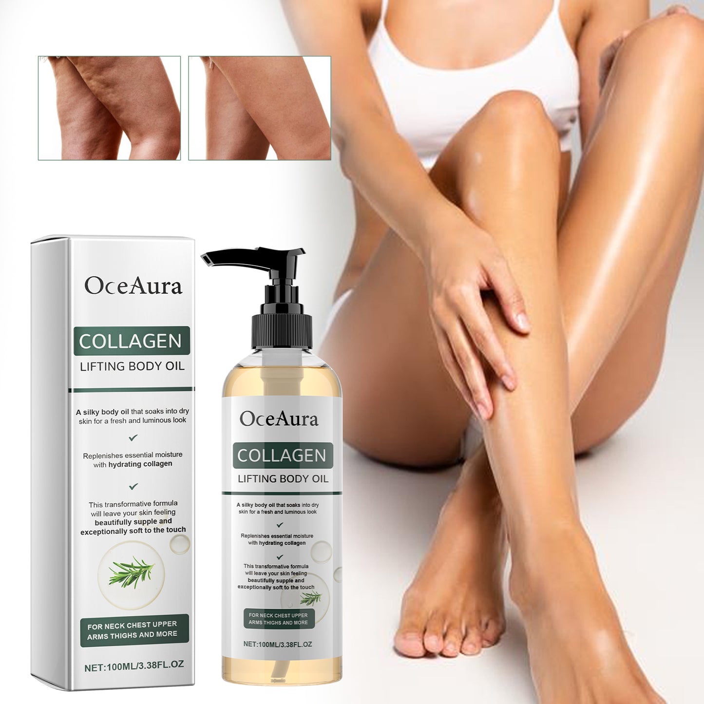 Collagen Firming Body Oil - Moisturizing Skin Care for Body 100ml
