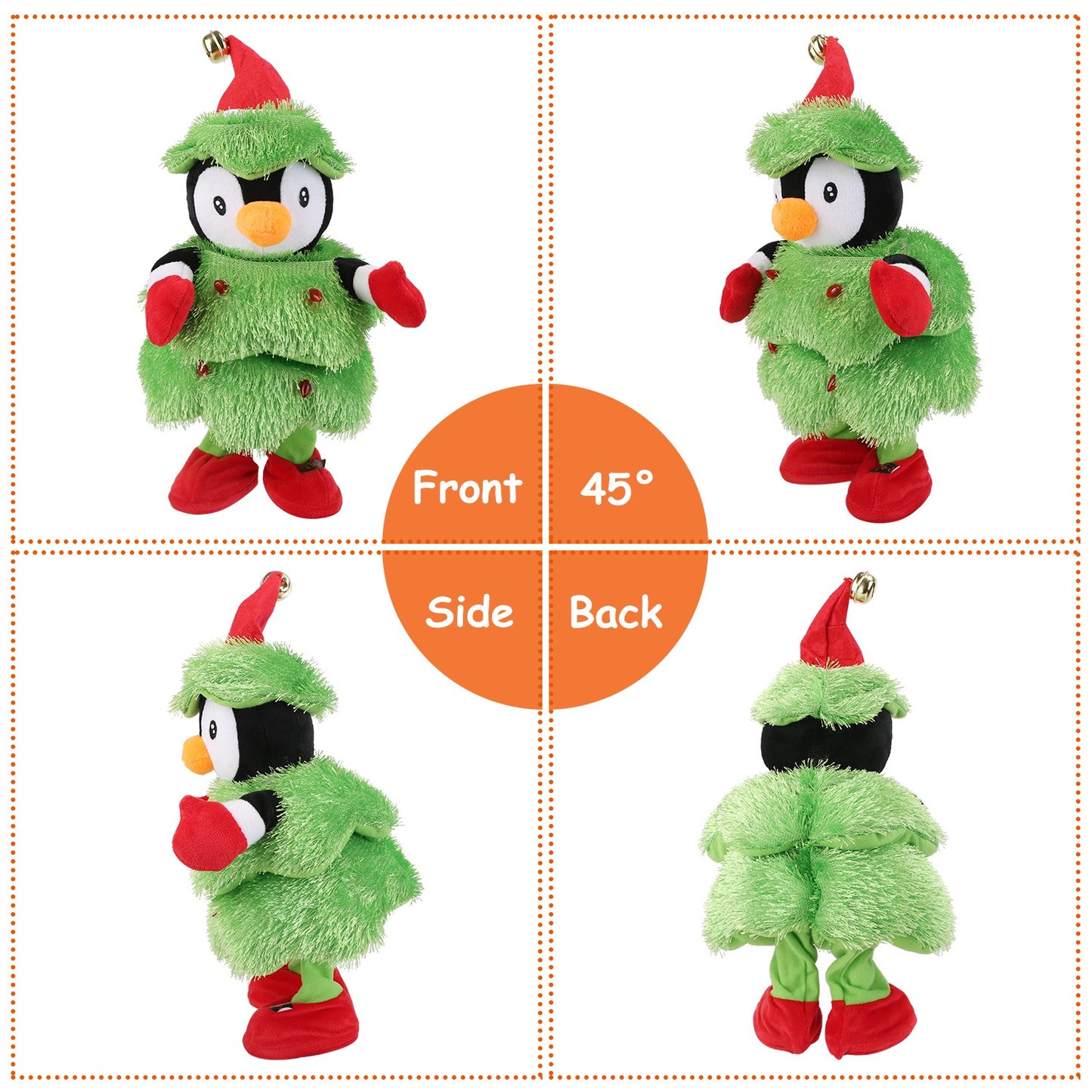 Interactive Dancing Plush Toy - Mimicking & Singing - Christmas Gift