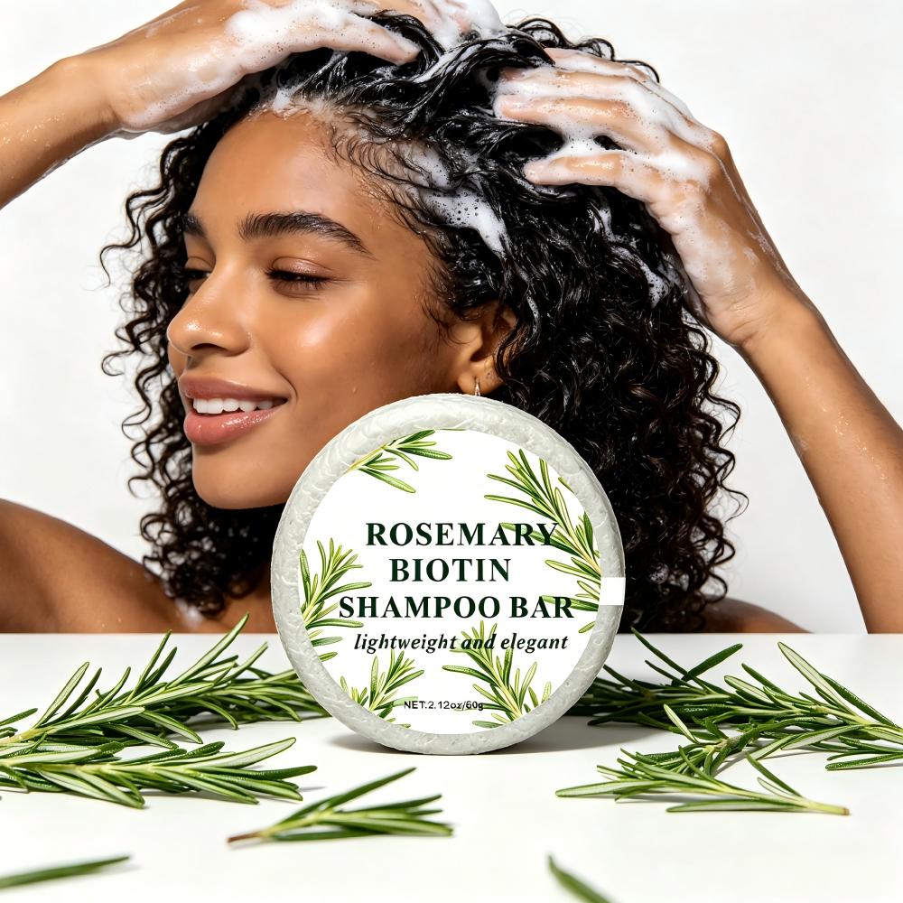 Biotin Rosemary Shampoo Bar 60g - Natural Hair & Body Care