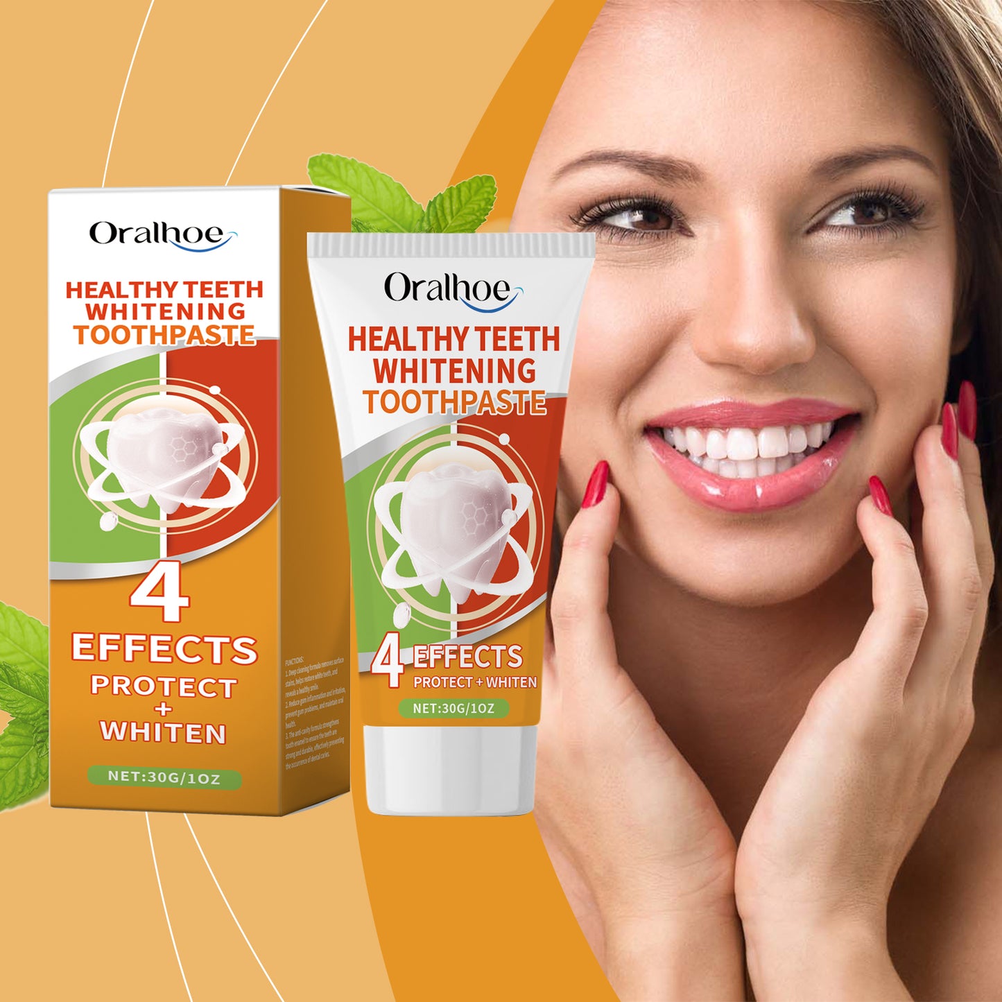 Whitening and Anti-Moth Toothpaste 30g - Oral Care for Bright Teeth
