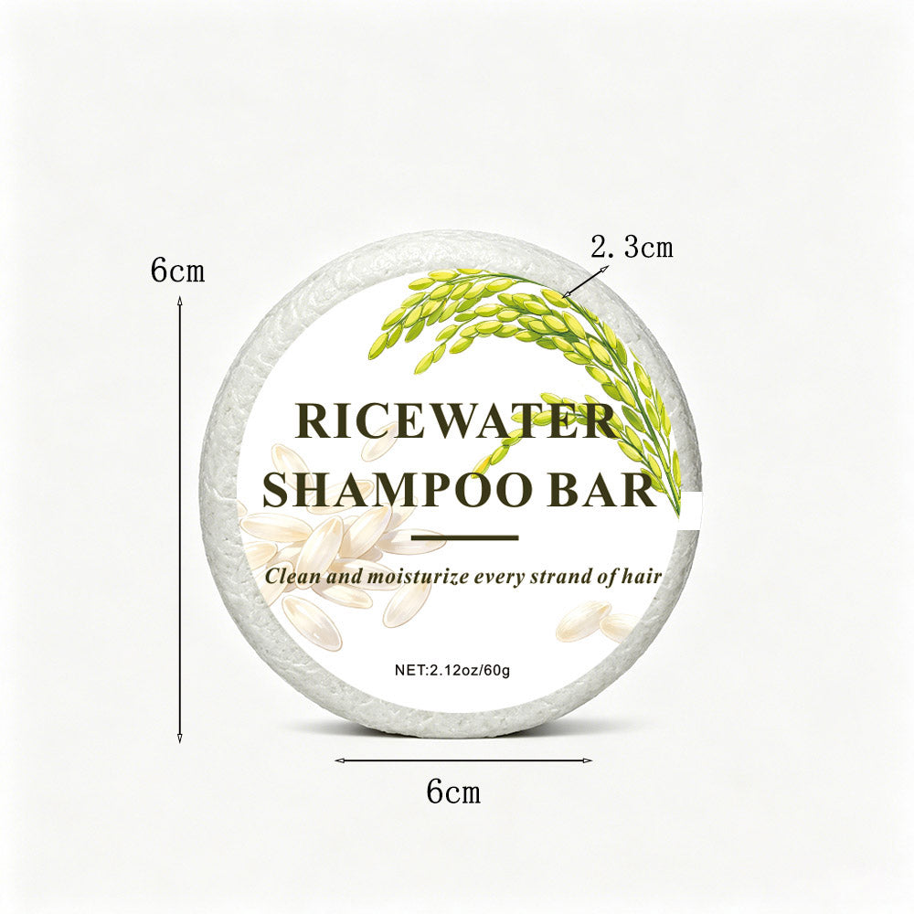 Rice Shampoo Bar 60g - Gentle Hair & Body Care
