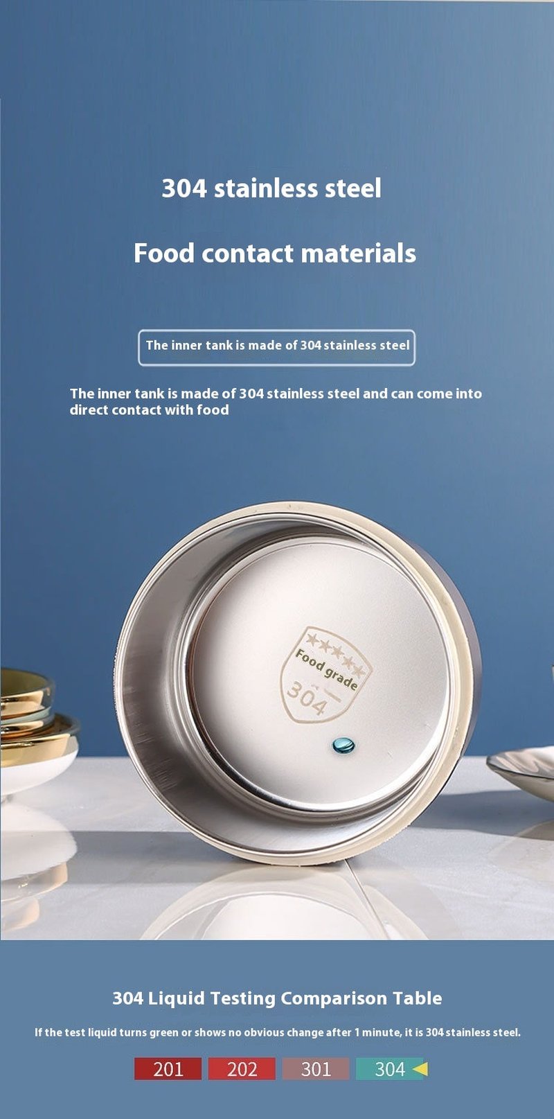 Insulated Stainless Steel Lunch Box with Multiple Layers - Keep Food Fresh