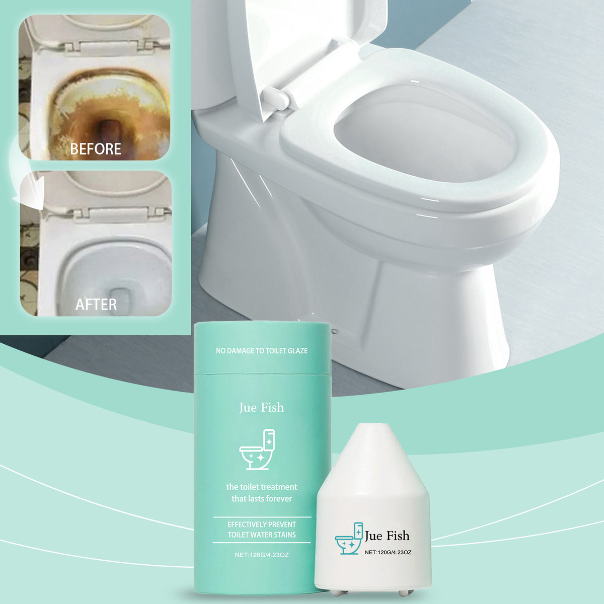 Toilet Cleaner 120g - Household Bathroom Cleaning Product