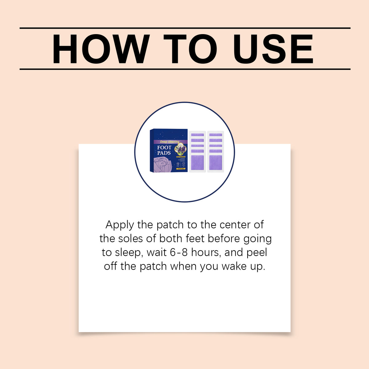 Sleep Care Foot Patches - 10 Pieces